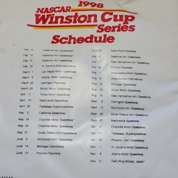 Vintage 1998 NASCAR Winston Cup Series & 50th Anniversary Seat Cushions Lot of 3 - Picture 5 of 7